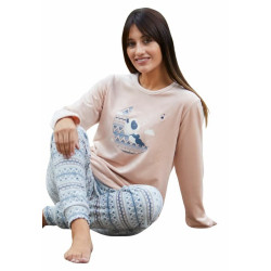 CUE pijama mujer panda étnico