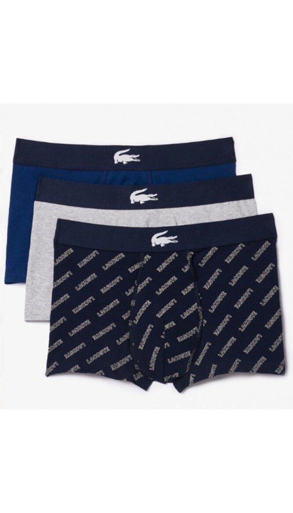 LACOSTE pack de 3 boxer goma cocodrilo