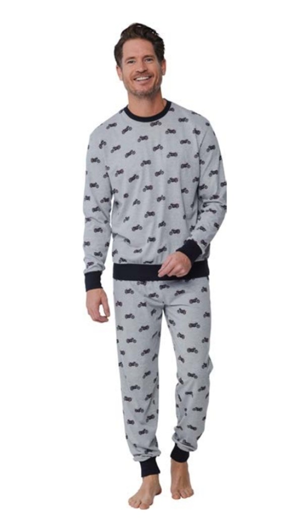 PASTUNETTE pijama hombre redondo y puños