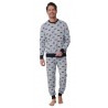 PASTUNETTE pijama hombre redondo y puños