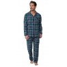 PASTUNETTE pijama hombre abierto franela