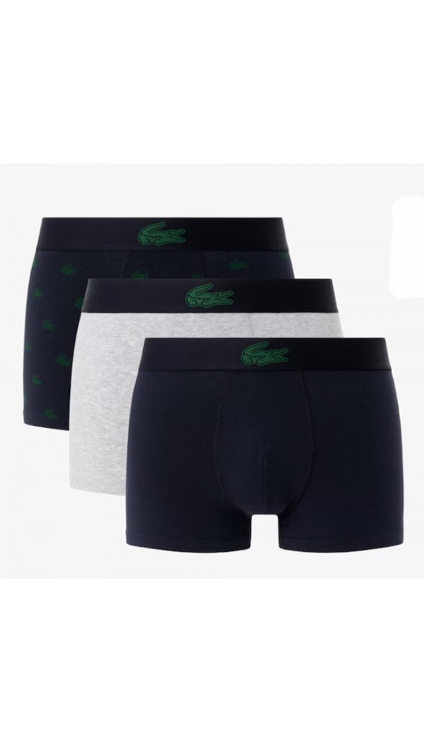 LACOSTE pack de 3 boxer trunk cocodrilo grande