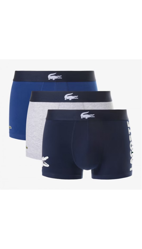 LACOSTE pack de 3 boxer trunk cocodrilo grande