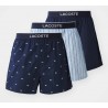 LACOSTE pack de 3 woven boxer