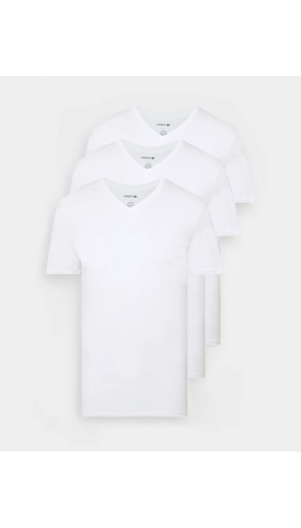 LACOSTE pack de 3 camisetas cuello V